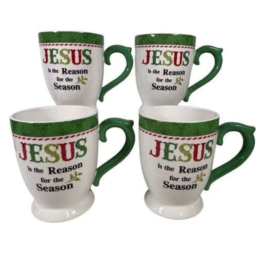 Jesus is The Reason for the Season Jumbo Coffee Tea Mug Cracker Barrel Christmas